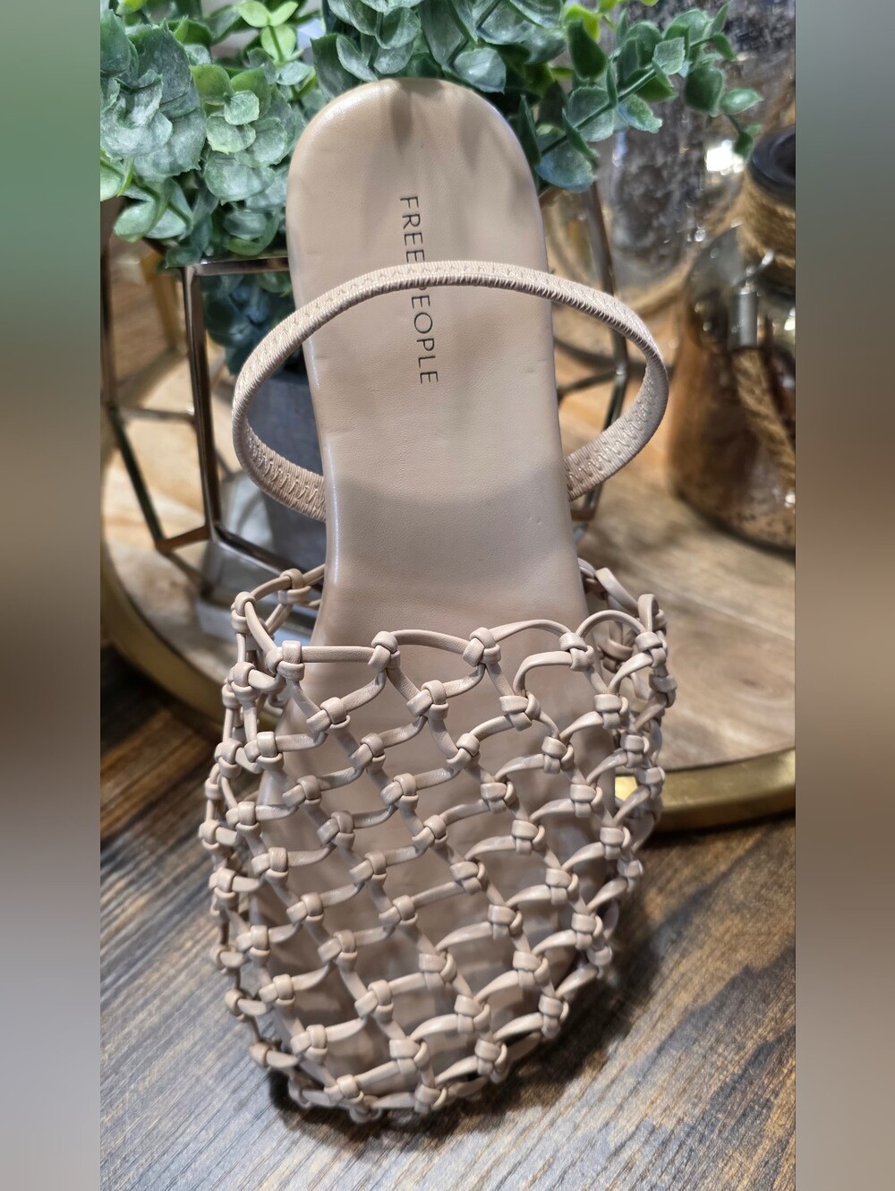 Free People Blushwoven Slingback Flats in Soft Nude - Picture 5 of 6